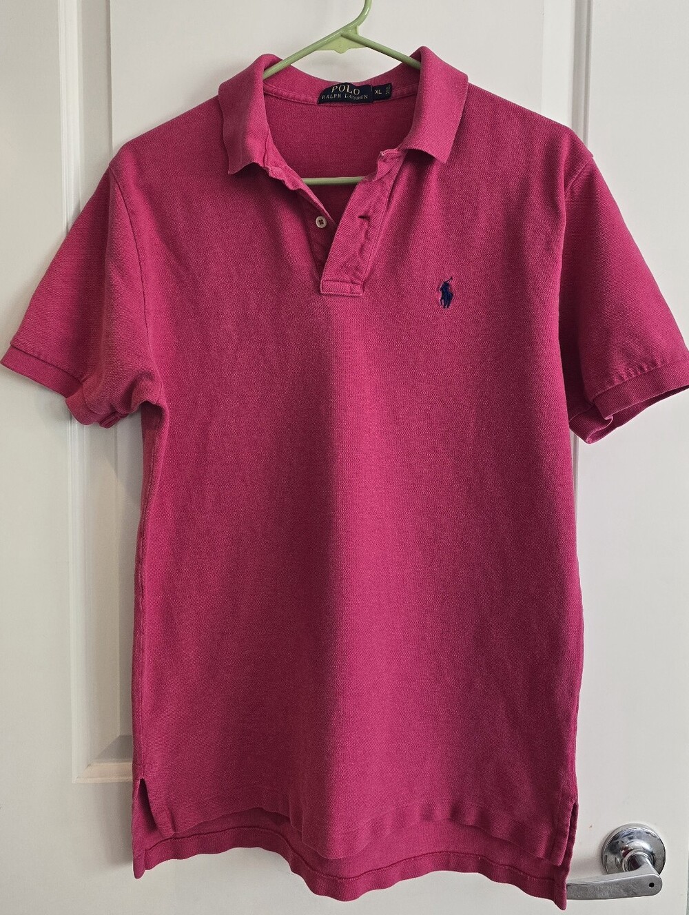 Polo by Ralph Lauren Men's Hot Pink Classic Short-Sleeve Polo